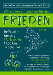 hormersdorf-frieden plakat