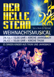 plakat weihnachtsmusical 2014