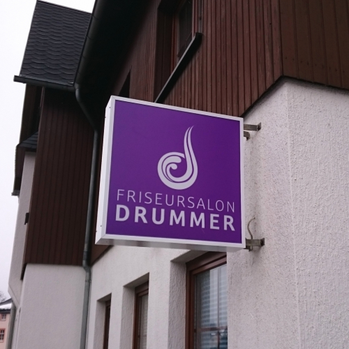 drummer leuchtkasten