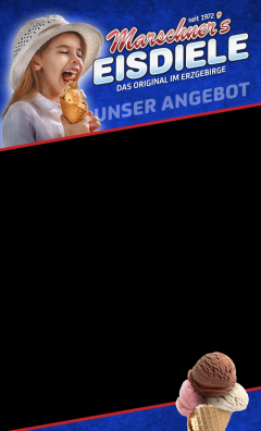 marschners eisdiele anschreibtafel