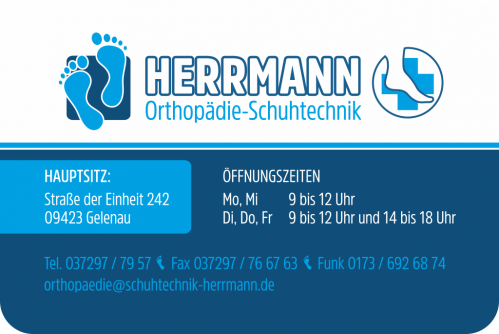 orthopädie schuhtechnik herrmann visitenkarte 01