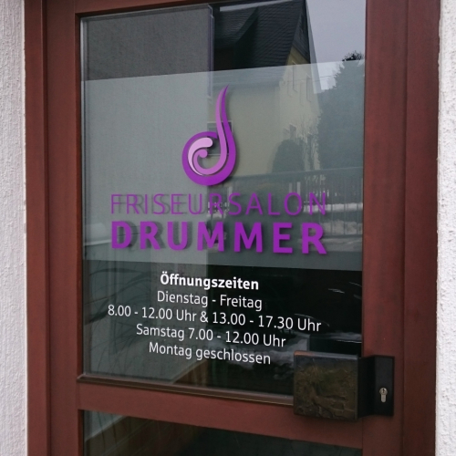 drummer tuerbeschriftung