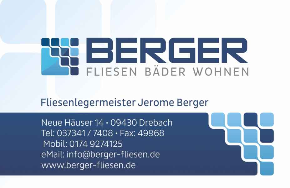 Visitenkarte für Fliesenleger