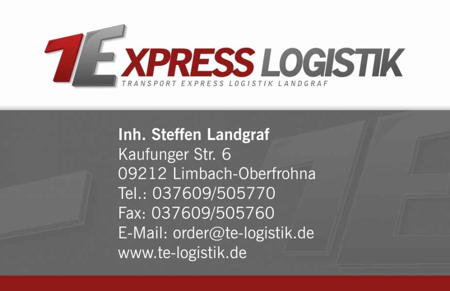 Visitenkarte für Spedition