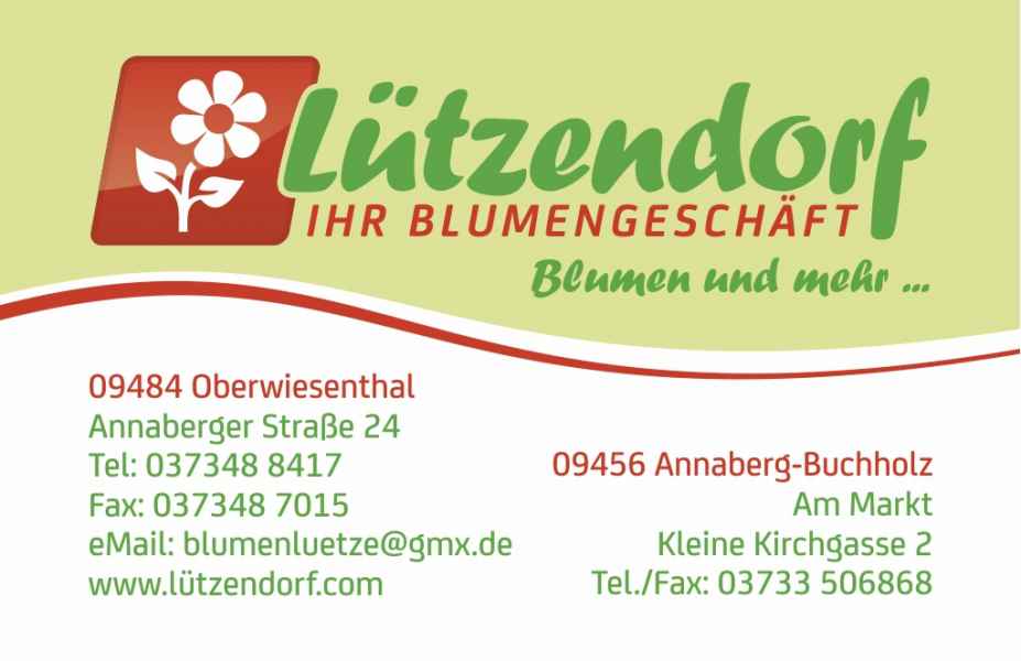 Visitenkarte für Blumengeschäft