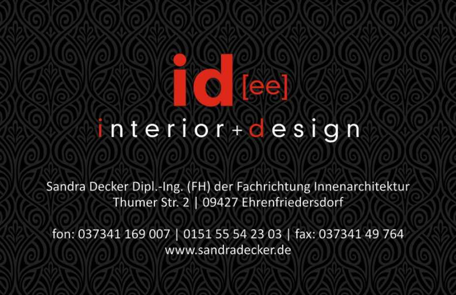 Visitenkarte für Innenarchitektin