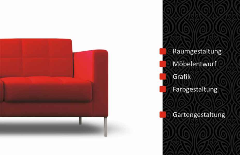 Visitenkarte für Innenarchitektin