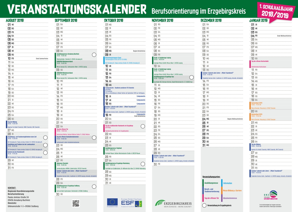 veranstaltungskalender berufsorientierung erz